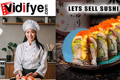 Lets sell sushi with a free video ad!!!